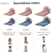 Hondenbank Diva - 135cm - Hondenbed - Hondensofa op poten - Hondenzetel - Comfort en zacht - Afneembaar kussen - Zacht