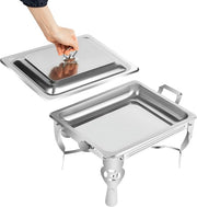 Buffetverwarmer - Chafing dish - Buffetwarmer - Warmhoudplaat - Warmhoudbakken - Voor Catering en Buffetserveren