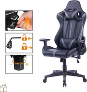 Bolt Edge Luxe Gamestoel - Ergonomisch - Verstelbaar - Zwart/grijs - Voor gamers