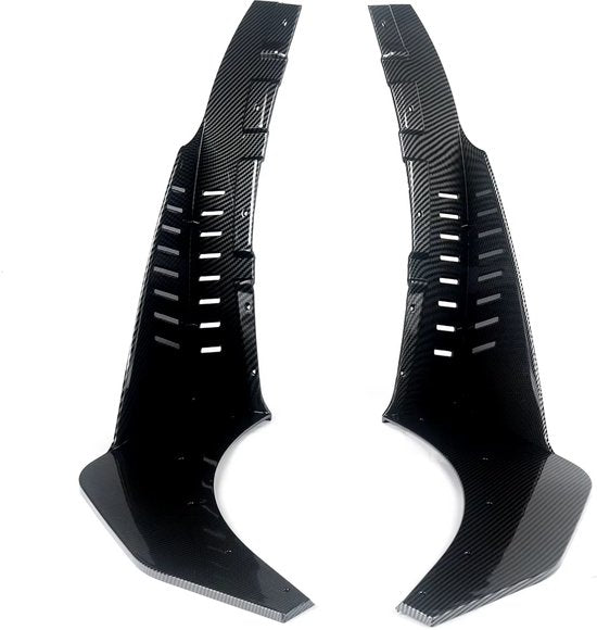 Voorbumper Splitterverlengingen Iron - Voor Corvette C7 (2014-2019)- Geschilderd