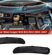Grille Front Nextron - Voorbumper grill Deluxe - Voor Mini Cooper R50/R52/R53 - Honingraat Mesh