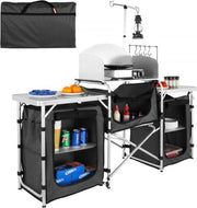 Luxe Campingkeukentafel - Opklapbare Buitenkooktafel - Met Opbergtas - Inclusief Accessoires