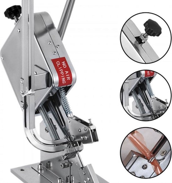 Worstenvuller sluitemachine - Worstmaker - Clipper - Handmatige Sealer - 8000 Stuks Clips Voor Verpakking