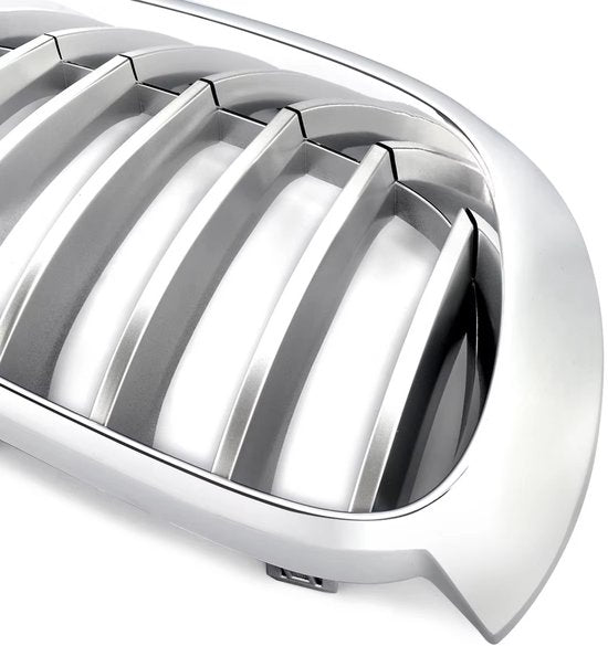 Voorbumper grille - Voor BMW F34 328i/335i 3 Serie GT (2013-2019)- Chroom & Zwart - Links & Rechts - Auto accessoires