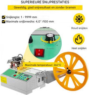bandsnijmachine - Automatische snijmachine voor koude snijders 220V 300W - Breedte 95mm