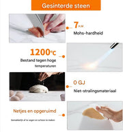 Ronde bijzettafel Malito -Salontafel - Woonkamer - Marmerlook wit - Side table - 40cm