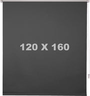 Bolt Edge Luxe Rolgordijn - Antraciet - 120x160 cm - Luxaflex - Verduisterend - Isolerend