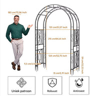 Rozenboog Valora - 215cm - Tuinboog - Decoratie - Buitenluifel - Versiering - Multifunctioneel - Voor klimplanten