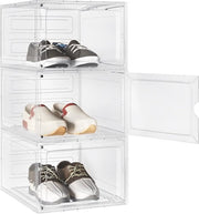 Bolt Edge Schoenenbox Deluxe - Transparant - 6 Stuks - Sneakerbox - Opbergsysteem