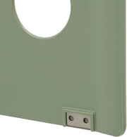 Nachtkastje - Bijzettafel - met Wielen - 32 cm - met Verborgen Opbergruimte - Moderne Opbergtafel voor Slaapkamer & Woonkamer - 3-laags - Groen