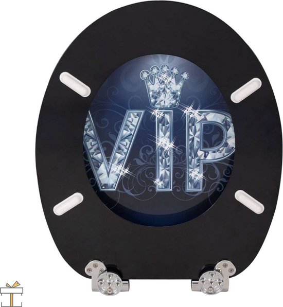 Happyment Antibacteriële Toiletbril VIP - Universeel - Met Softclose - Toiletbrillen - WC Bril - Toiletzitting