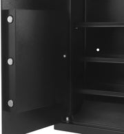 Kluis - Voor Slaapkamer, Studeerkamer en Magazijn - 60L Veiligheidsbox - met Sleutels - Zwart