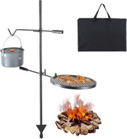 Roterende Grill - BBQ Grillwagen accesoires - Dubbellaags Kookrooster Grillrek 6 kg - Grill rooster