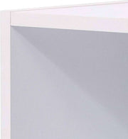 Happyment Open Boekenkast Zita - 6 Vakken - Wit - Boekenkast - Boekenrek - Woonkamer, slaapkamer en kinderkamer - Hout - 50 x 30 x 118 CM