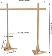 Bruiloft decoratie - Rozenboog - Buitenluifel - Versiering - Multifunctioneel voor ceremonies en feesten - Massief hout - 3x3 meter