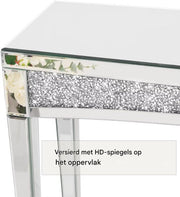 Consoletafel Blingi - Haltafel - Wandtafel - Zilver - Sidetable - 120cm - Modern