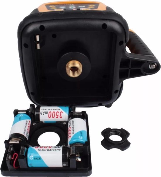 Happyment Zelfnivellerende laser PRO - Roterende bouw laser - Waterpas laser SET - 360 graden laser - Rotary lijnlaser - Laserwaterpas - Professional - Professioneel - Complete set - Bouw - Hovenier - Installatie techniek - Timmerman