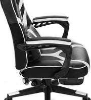 Bolt Edge Gamestoel - Wit - Ergonomisch - Met voetsteun - Verstelbaar - Gaming chair