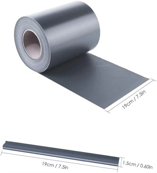 Happyment Privacy strip - Net schutting - Zichtbreeknet deluxe - Zichtdoek - Windbreekgaas - 50m x 19cm - Donkergroen