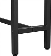 Bartafel - Industrieel - Hout en metaal - Rechthoekig - 100x40x100cm