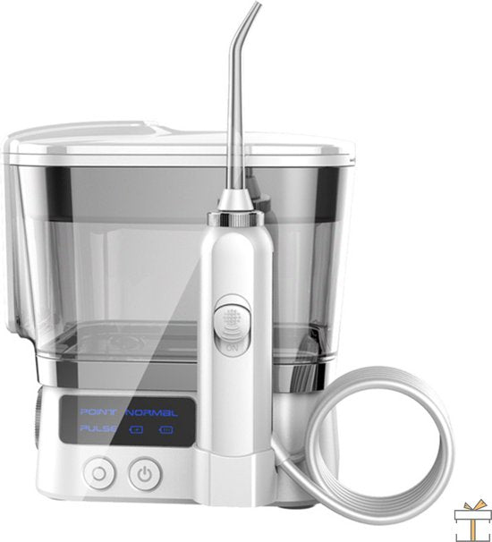 Happyment Waterflosser - Tandsteen verwijderaar - Monddouche - Flosapparaten - Wit