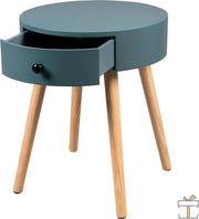 Happyment Ladekastje modern - Nachtkastje - Slaapkamer - Bureau - Kantoor - Ladekast Hout - Grijs - 38x38x48cm