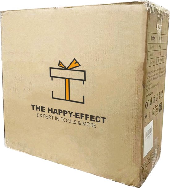 Happyment Dubbele Frituurpan Deluxe - 2x 6L - Frietpan dubbel - Friteuse - 2x 2500W - PTFE - 220V
