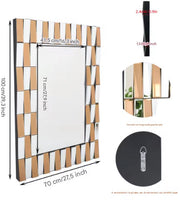 Wandspeigel Milano - 70x100cm - Woonkamer - Spiegel voor Badkamer, Make-up & Wandmontage