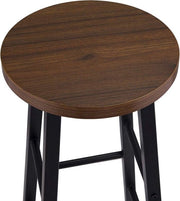 Barkrukken - Zithoogte 71cm - Donkerbruin - Set van 2 - Zonder rugleuning