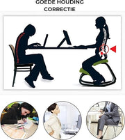 Ergonomische kniestoel - Zonder rugleuning - Werkstoel - 150KG Draagvermogen - Kniekruk met Kussen - Werkkruk