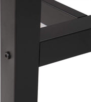 Bartafel - Zwart/Bruin - Rechthoekig - Hout/Metaal - 120x40x100cm