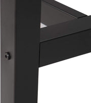 Happyment Bartafel Jamaica - Voor binnen - Keuken - Hout - Metaal - Rechthoekig - Zwart/bruin - 120x40x100cm