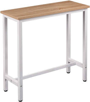 Bolt Edge Bartafel - Bruin - Rechthoekig - Hout & metaal - 100x40x100cm