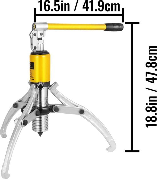 Hydraulische lagertandwieltrekker - 15T - Garage - Ideaal Voor Verstelbaar