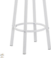 Happyment Barkruk deluxe - Set van 2 - Barkrukken zonder rugleuning - Wit - 30x30x72cm - Black friday - Kerstcadeau