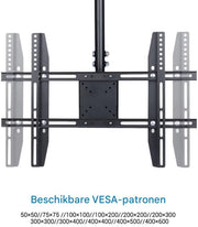 Plafond TV muurbeugel Vaylen - Voor 26"-65" inch - Tot 30KG - Ophangsysteem