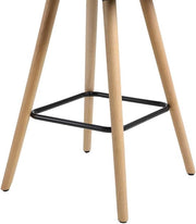 Barkrukken - Grijs - Linnen - Ergonomisch - Zithoogte 70cm - Set van 2