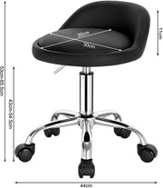 Werkkruk - Zwart - Velvet - Zadelkruk - Zonder rugleuning - Ergonomisch