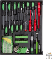 Happyment® Premium gereedschapskist - Gereedschapset - Gereedschapskoffer - Gevuld - Met laden - Black friday - Sinterklaas - Kerstcadeau
