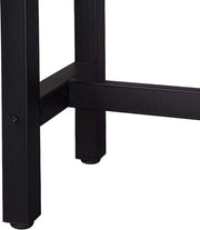 Happyment Bartafel Paris - Zwart - Voor binnen - Keuken - Hout - Metaal - Rechthoekig - 120x40x100cm