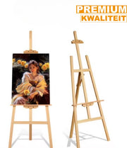 Schilder statief - A frame - Studio-ezel - Opvouwbaar Grenenhout - Verstelbare Display - Kunstenaar Kunstambacht - Tentoonstelling Bruiloft