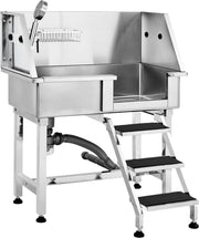 Professionele Hondenverzorgingskuip - Honenbad- RVS - Dierenbad - Max. 100kg Hondenwassysteem