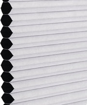 Luxe Honinggraat gordijn - Wit - Rolgordijn - Lichtdoorlatend - Isolerend - Zonder boren - Polyester - 85x130cm