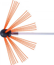 Kachelpijpborstel - 8m Schoorsteenborstel - Incl. 8 Nylon Stangen voor Openhaard