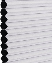 Honinggraat Gordijn - Wit - Lichtdoorlatend - 85x130cm - Zonder boren