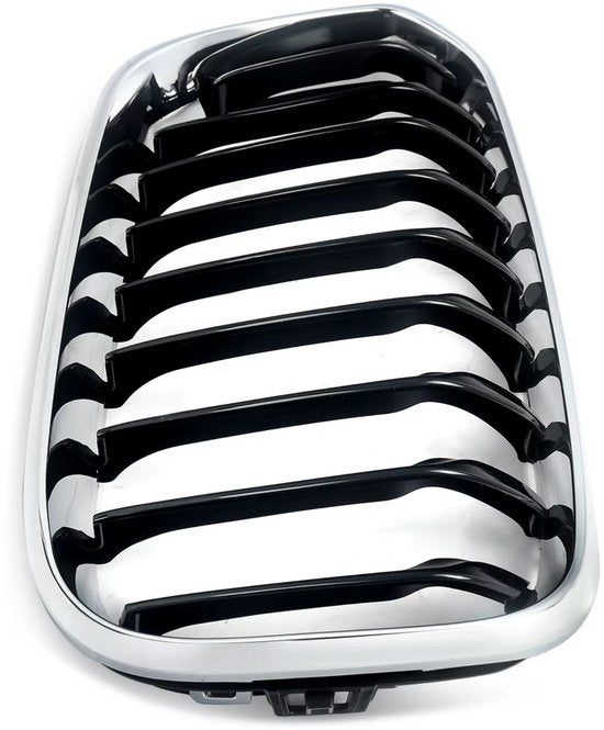 Voorbumper grille- Chroom + Zwart - Voor BMW 1 Serie F20/F21 LCI (2015-2019)- Auto accessoires