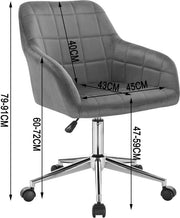 Bolt Edge Werkkruk - Donkergrijs - Stoffen bekleding - Ergonomisch - Met armleuning
