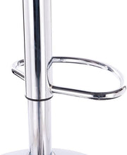 Barkruk Leo Industrial Donkergrijs - Barkrukken set van 1 - Barstoel Kruk - Barstoelen met rugleuning - Keukenstoel - In hoogte verstelbaar - Linnen