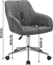 Bolt Edge Werkkruk - Donkergrijs - Stoffen bekleding - Ergonomisch - Met armleuning