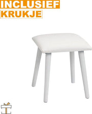 Bolt Edge Luxe Kaptafel - Met Spiegel - Voor Kinderen & Volwassenen - Make-up Tafel